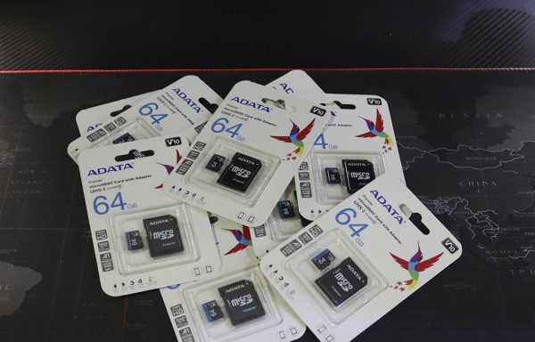 MICRO SD CARD:ADATA MICRO SD XC WITH ADAPTER 64GB CLASS10