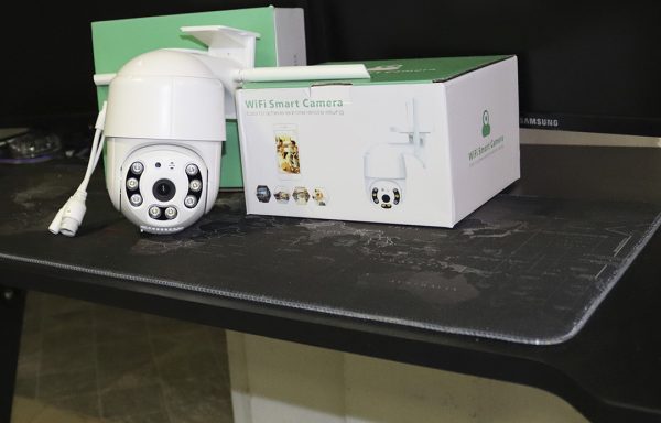 SECURITY CAM:YIIOT, WHITE.OUTDOOR 1080P Dome 360-Motion 2MP MODEL: YS-QC-02