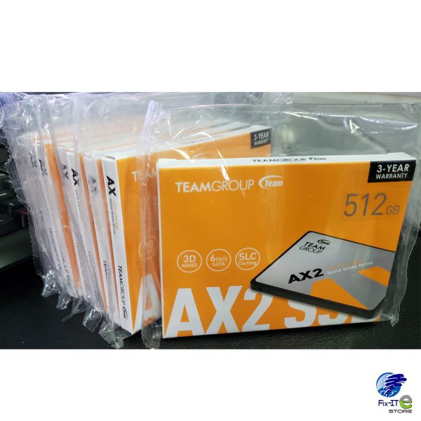 TEAMGROUP AX2 512GB 3D NAND 2.5″ SOLID STATE DRIVE SSD